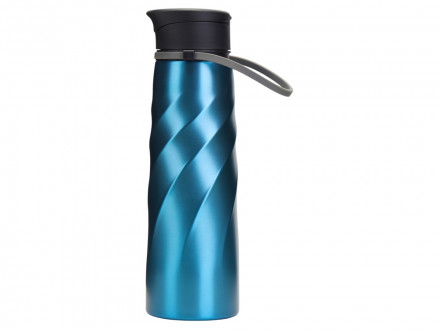 Бутылка для воды Athletica, 1000 мл, нержавеющая сталь, синий