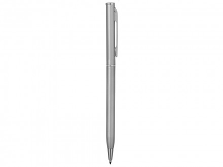 Ручка металлическая шариковая Атриум, серебристый