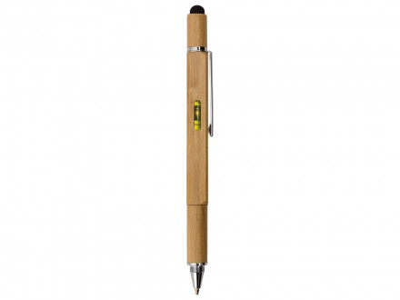 Ручка-стилус из бамбука Tool с уровнем и отверткой (Р)