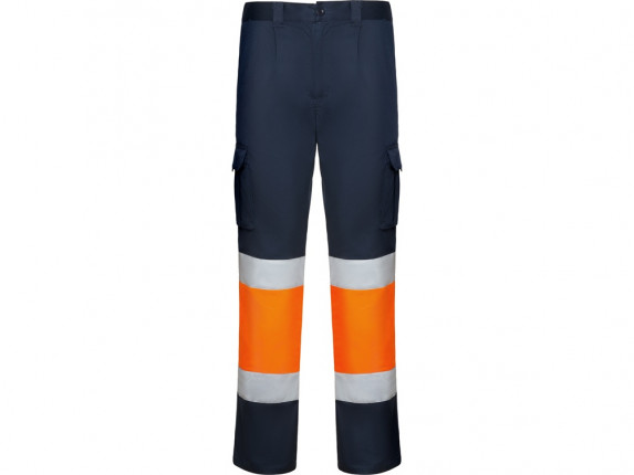 Брюки Daily stretch HV, нэйви/неоновый оранжевый