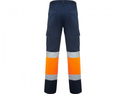 Брюки Daily stretch HV, нэйви/неоновый оранжевый