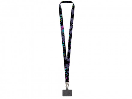 Ланъярд 2,5 см под сублимацию с большим карабином и большим держателем для телефона из ПЭ