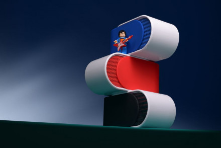 Беспроводная колонка Muse, синяя