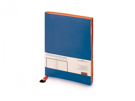 Ежедневник А5 недатированный Mercury, темно-синий