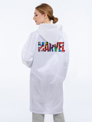 Дождевик Marvel Avengers, белый