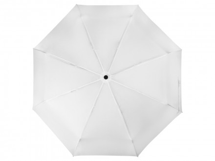 Зонт складной Columbus, механический, 3 сложения, с чехлом, белый