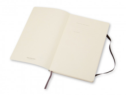 Записная книжка Moleskine Classic Soft (нелинованный), Large (13х21см), черный