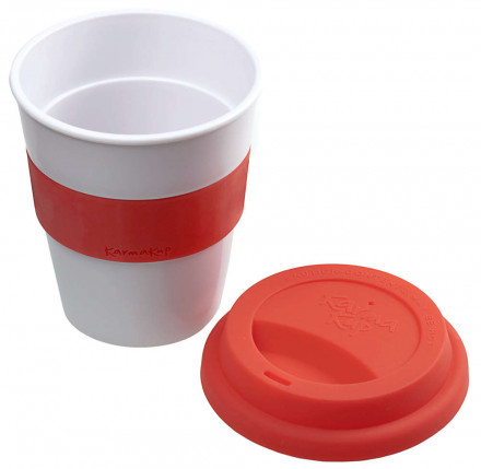 Стакан Street, бело-красный