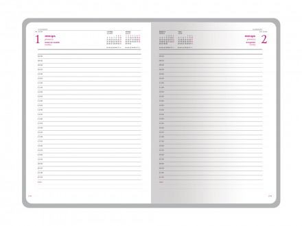 Ежедневник А5 датированный Sidney Nebraska 2026, синий (золотой обрез, золотые уголки)