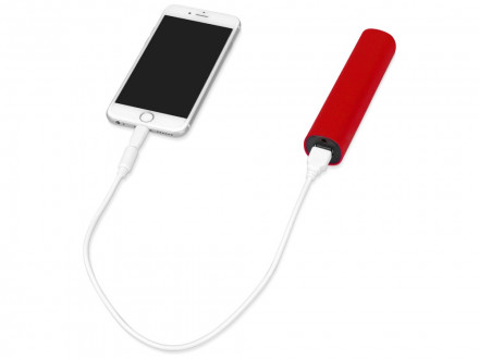 Портативное зарядное устройство Мьюзик, 5200 mAh, красный