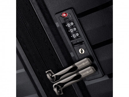 Чемодан Eberhart Dune для ручной клади S полипропилен черный 46D-009-420