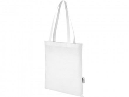 Zeus эко-сумка из нетканого материала, переработанного по стандарту GRS, объемом 6л - Белый