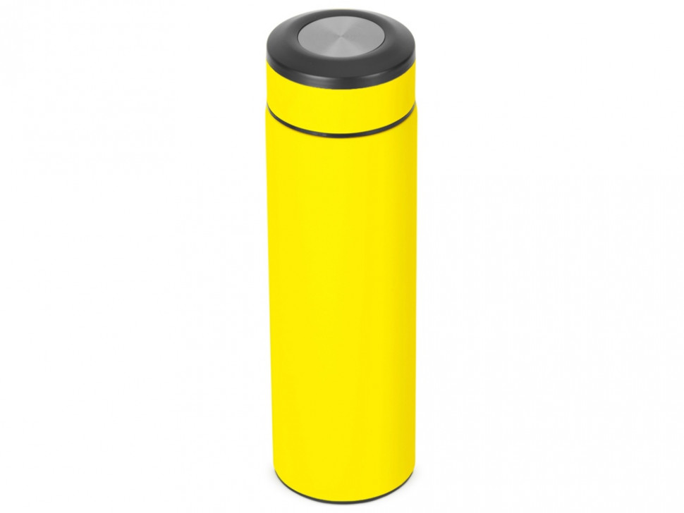 Вакуумный термос Vacuum Flask C1, soft touch, 420мл, желтый