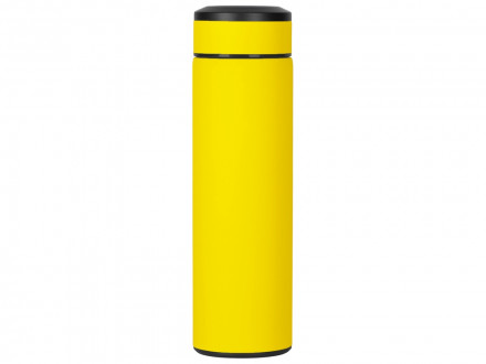 Вакуумный термос Vacuum Flask C1, soft touch, 420мл, желтый