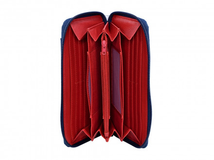 Кошелек женский Beverly Hills Polo Club, белый/синий