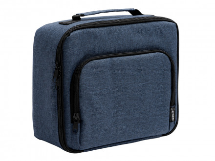 Сумка-холодильник из переработанного полиэстера Сотэк (SOTEK), меланжевый синий