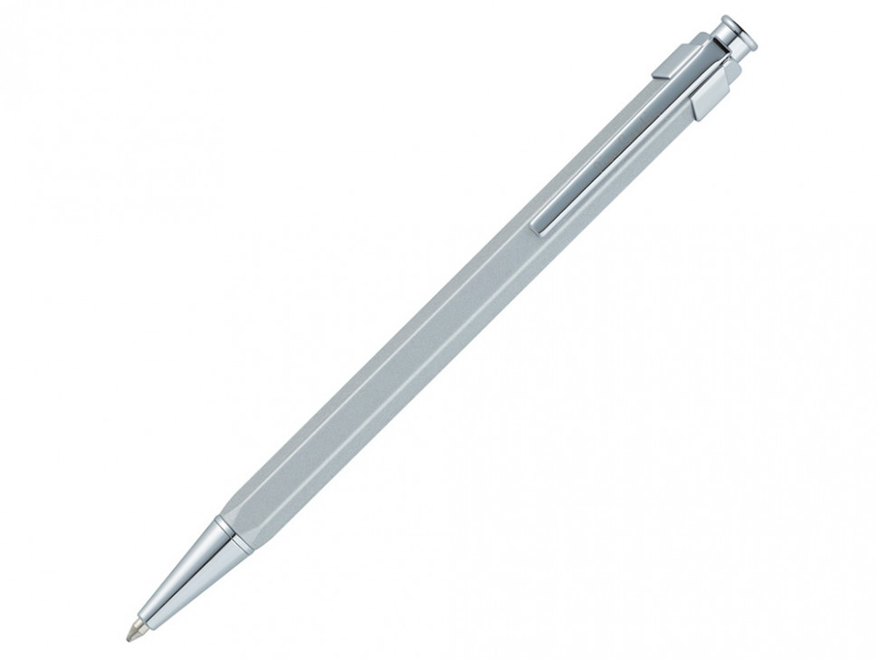 Ручка шариковая Pierre Cardin PRIZMA. Цвет - серебристый. Упаковка Е