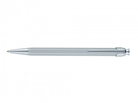 Ручка шариковая Pierre Cardin PRIZMA. Цвет - серебристый. Упаковка Е