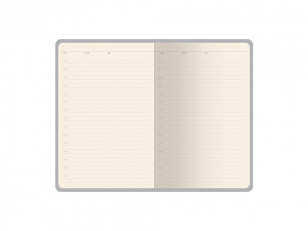 Ежедневник недатированный А5 Soho, красный