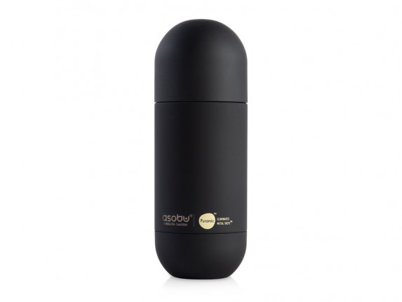 Вакуумный термос ORB с керамическим покрытием, 420 мл, черный