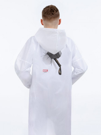 Дождевик «Молот Тора», белый