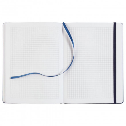 Блокнот Freenote, в клетку, синий