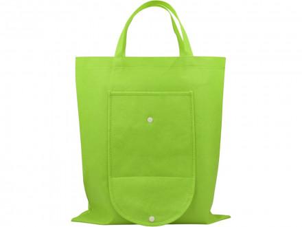 Складная сумка Plema из нетканого материала, лайм