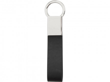 Брелок из эко-кожи Twister, черный