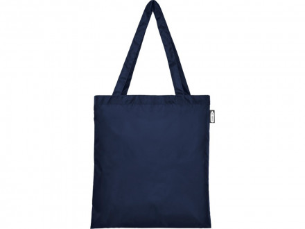 Эко-сумка Sai из переработанных пластиковых бутылок, темно-синий