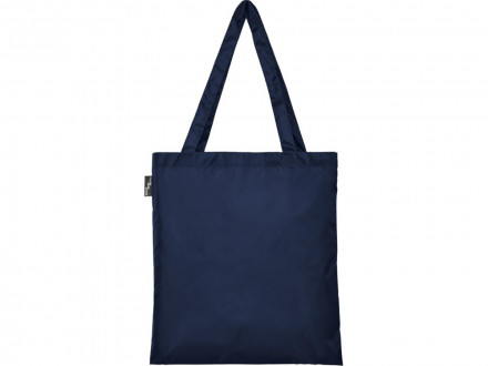 Эко-сумка Sai из переработанных пластиковых бутылок, темно-синий