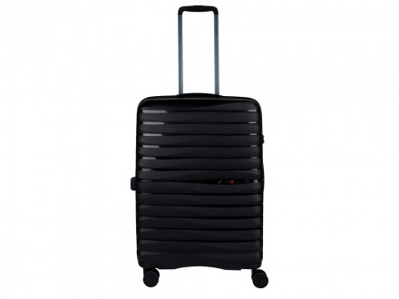 Чемодан Eberhart Dune средний М полипропилен черный 46D-009-424
