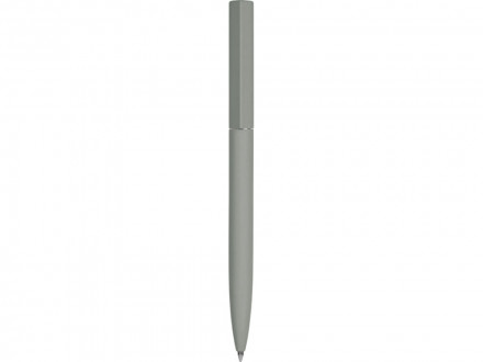 Шариковая металлическая ручка Minimalist софт-тач, серый