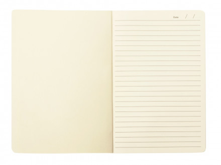 Блокнот А5 в бумажной обложке, белый