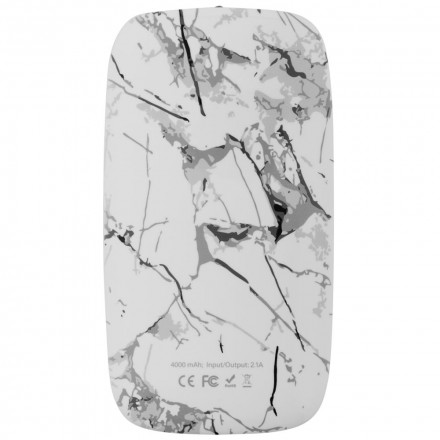 Внешний аккумулятор Marble 4000 мАч, белый