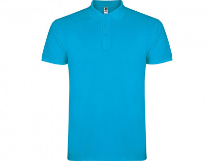 Рубашка поло Star мужская, бирюзовый