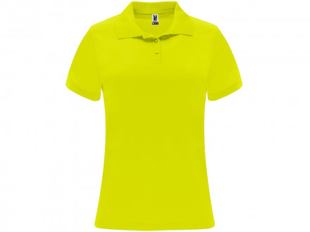 Рубашка поло женская Monzha, неоновый желтый