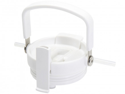 Термостакан Bronx объемом 900 мл из меди и переработанной нержавеющей стали, сертифицированной по стандарту RCS, с вакуумной изоляцией и крышкой с двойной функцией - Белый