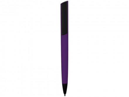 Подарочный набор c пластиковой ручкой, повербанком С1, 5000 mAh, фиолетовый