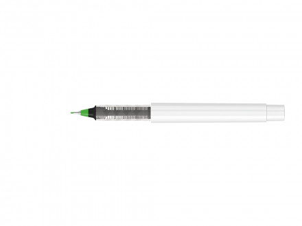 Капиллярная ручка в корпусе из переработанного материала rPET RECYCLED PET PEN PRO FL, белый с салатовым