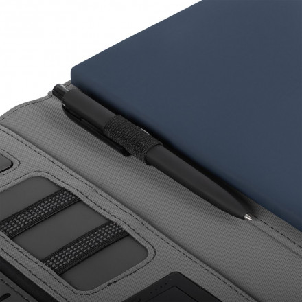 Органайзер Midstream с блокнотом и аккумулятором, синий