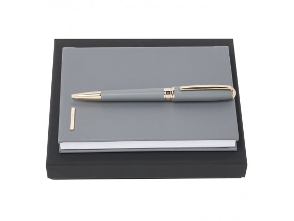 Подарочный набор: блокнот А6, ручка шариковая. Hugo Boss