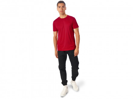 Мужская спортивная футболка Turin из комбинируемых материалов, красный