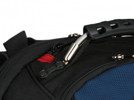 Рюкзак Ibex WENGER 17, черный/синий, полиэстер/ПВХ, 37 x 26 x 47 см, 23 л