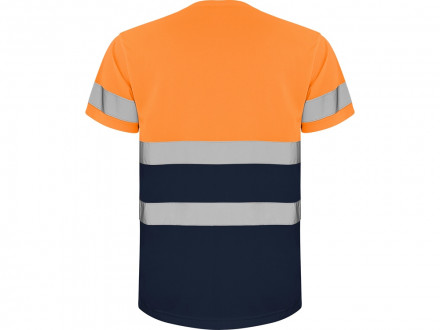 Футболка Delta мужская, нэйви/неоновый оранжевый