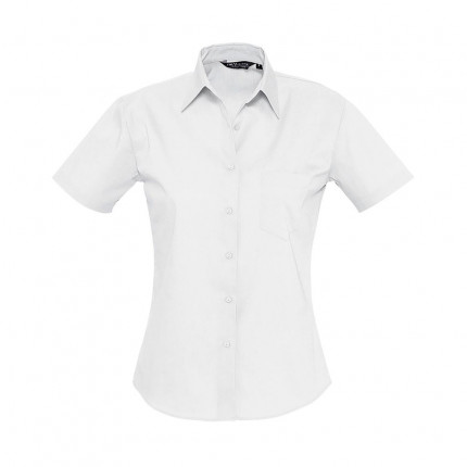 Рубашка женская с коротким рукавом ENERGY белая
