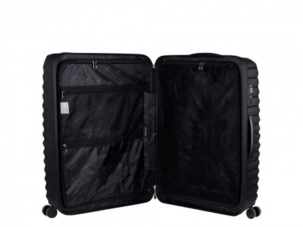 Чемодан Eberhart Dune большой L полипропилен черный 46D-009-428