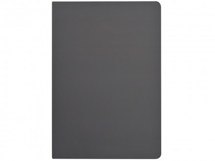 Бизнес-тетрадь А5 Pragmatic Contrast, 40 листов в клетку, серый с черным срезом