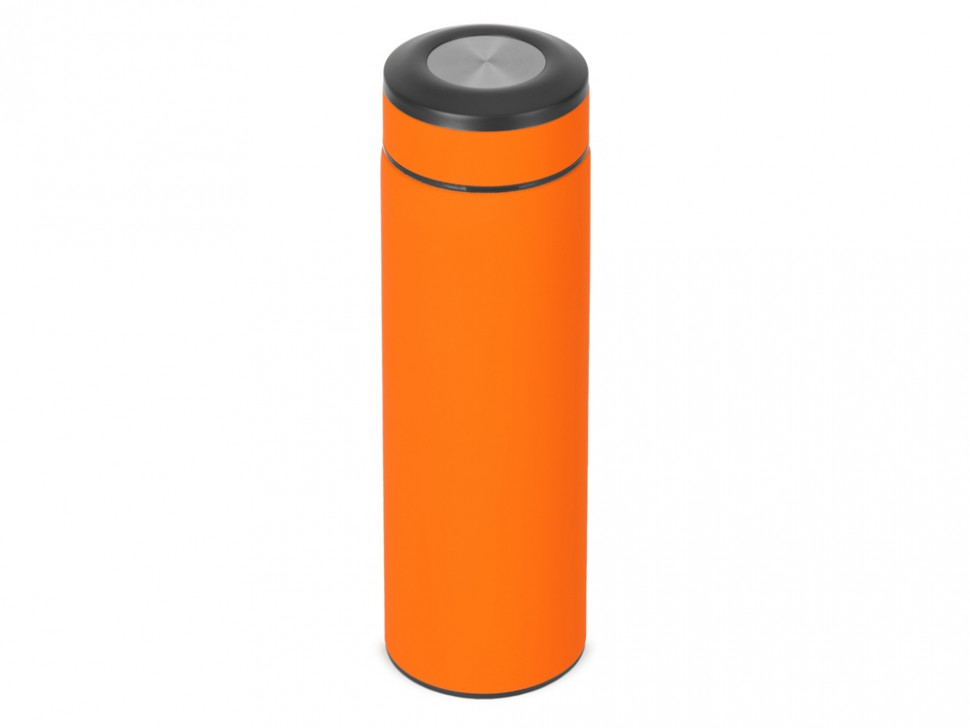 Вакуумный термос Vacuum Flask C1, soft touch, 420мл, оранжевый