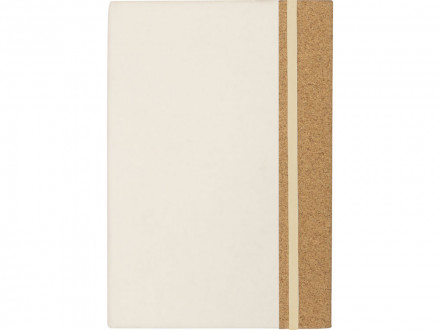 Блокнот из молочной бумаги и пробки A5 Milky, натуральный