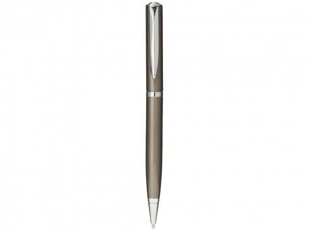 Ручка металлическая шариковая City, коричневый/серебристый